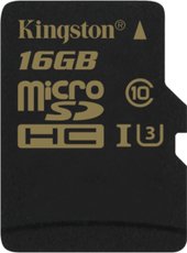 Kingston Gold microSDHC UHS-I (Class 3) U3 16GB [SDCG/16GBSP]