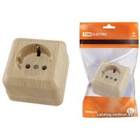 Розетка TDM Electric Ладога SQ1801-0050 (сосна)