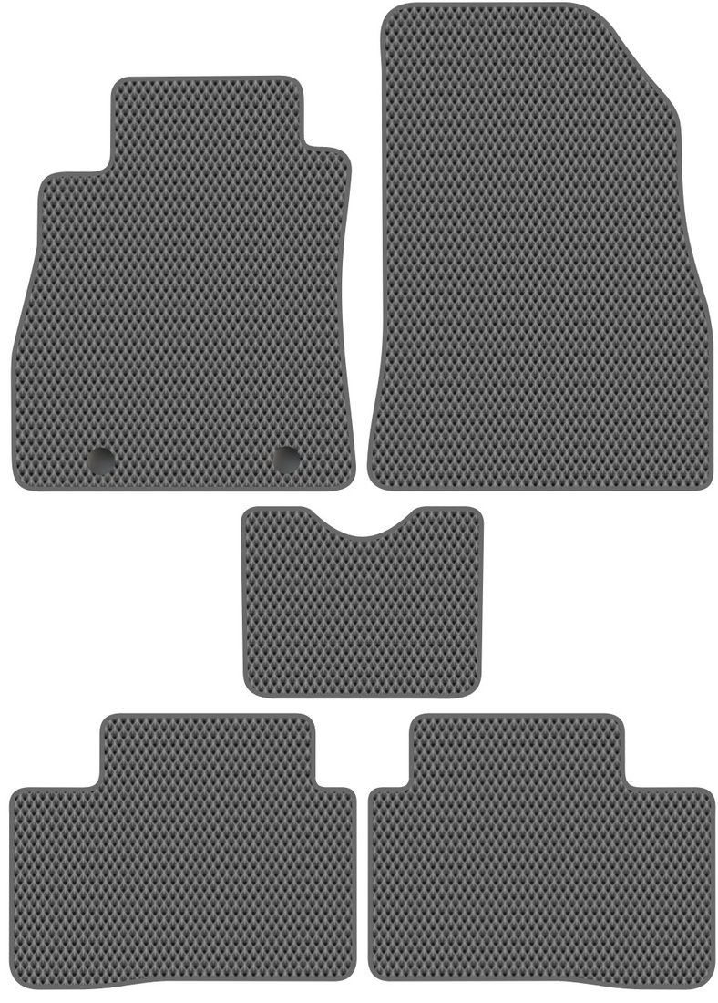 

Комплект ковриков для авто Alicosta Nissan Juke (suv / YF15) 2011 - 2020 (серый, ромб)