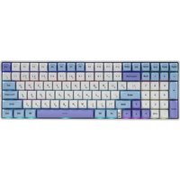 Клавиатура AULA S100 Pro (белый/голубой/сиреневый)