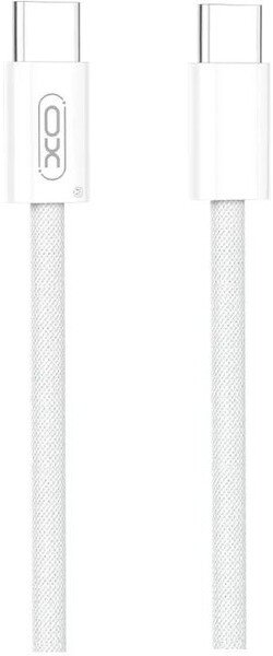 

Кабель XO NB-Q260A USB Type-C - USB Type-C (1 м, белый)