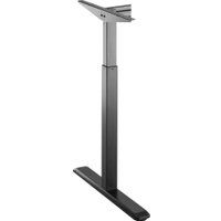 Стол для работы стоя ErgoSmart Wooden Electric Desk 1300х750х27 мм (массив дуб натуральный/черный)