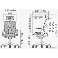 Офисное кресло Ergostyle Star T-07 STP-M01 (серый)