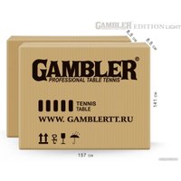 Теннисный стол Gambler Edition light Indoor GTS-3