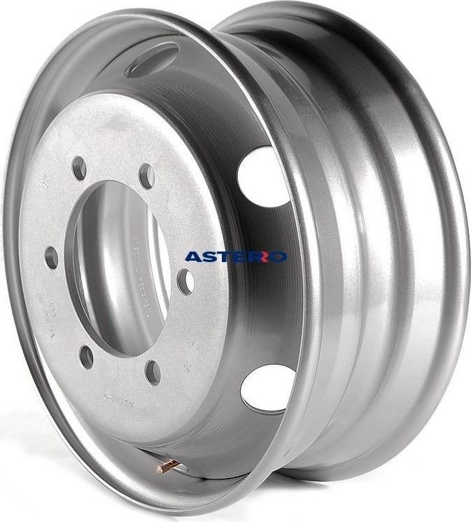 Штампованные диски Asterro 1711D 17.5x6.75 6x205мм DIA 161мм ET 122мм Silver