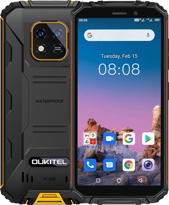 

Смартфон Oukitel WP18 (оранжевый)