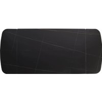 Кухонный стол Signal Sento 120-180/80 (черный/черный)