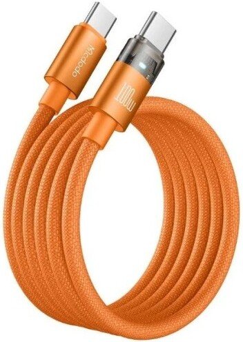 

Кабель McDodo CA-5585 USB Type-C - USB Type-C 100W (1.2 м, оранжевый)