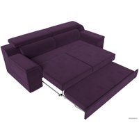 Диван Лига диванов Лига-003 117109 (велюр фиолетовый)