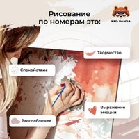 Картина по номерам Red Panda Сеульский переулок p55145