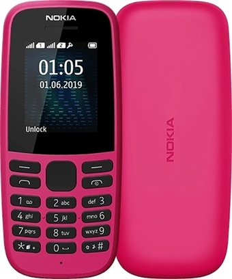 Nokia 105 (2019) TA-1174 (розовый)