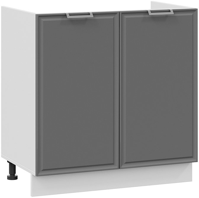 

Шкаф напольный Трия Белладжио 1Н8М (белый/софт графит)