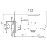 Смеситель Ledeme L3277W