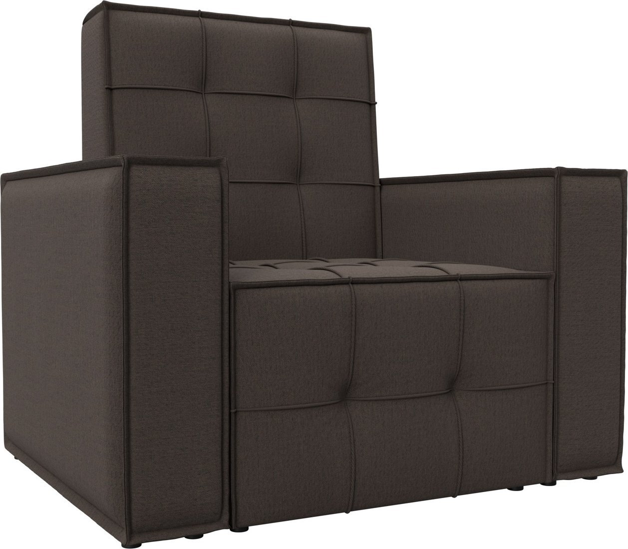 

Интерьерное кресло Лига диванов Лига-067 132286 ( рогожка Амур 05 коричневый)