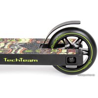 Трюковый самокат Tech Team Voodoo 2022 (черный/бирюзовый)