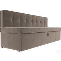 Диван Лига диванов Техас 340 (велюр коричневый)