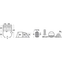 Треккинговая палатка High Peak Durban 5