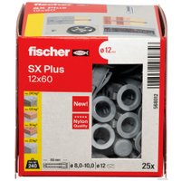 Дюбель универсальный Fischer SX Plus 12x60 568012 (25 шт)