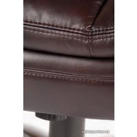 Офисное кресло Norden Medison H-1182-322 (серый/экокожа темно-коричневый)