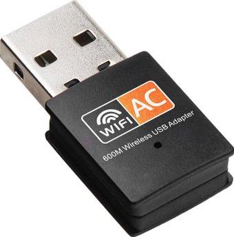 Wi-Fi адаптер USBTOP USB2.0/600Mbps, двухдиапазонный 2.4 + 5GHz