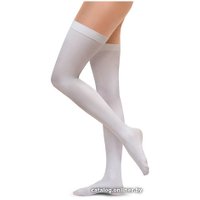 Чулки компрессионные Польза 4002 выше колена 1 кл.к. (р.5 (XL), рост1, белый)