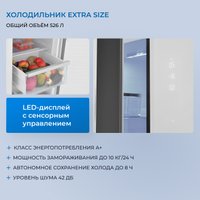 Холодильник side by side ZUGEL ZRTD459GW