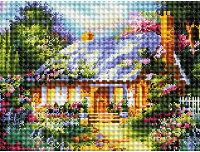 

Алмазная мозаика Белоснежка Летняя усадьба 397-ST-S