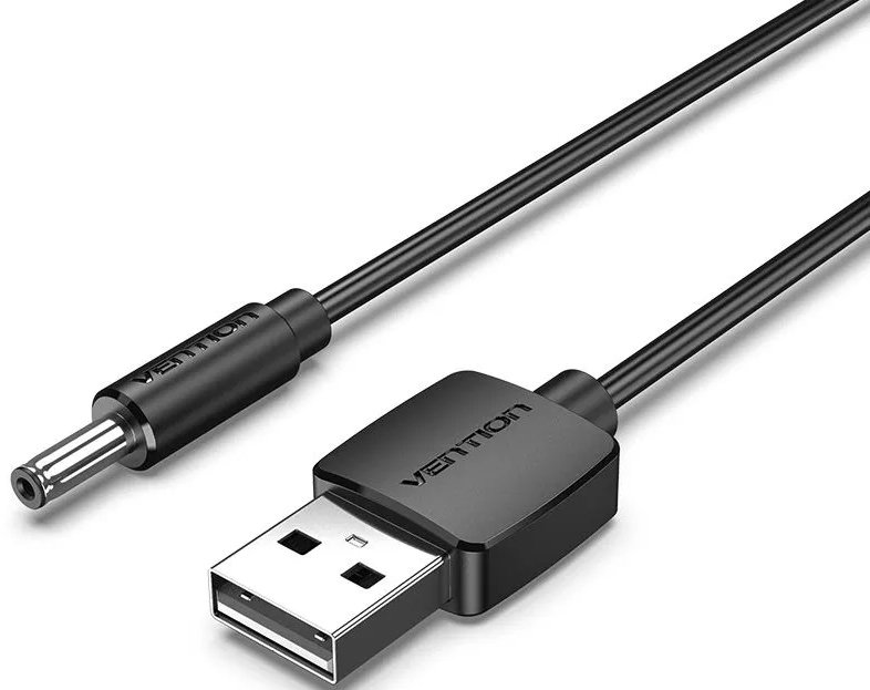 

Кабель Vention CEYBG USB Type-A - DC 5.5 мм (1.5 м, черный)