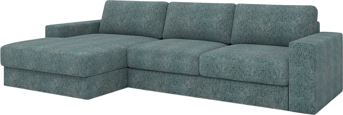 

Угловой диван Rivalli Дискавери с оттоманкой левая (Elle blue)