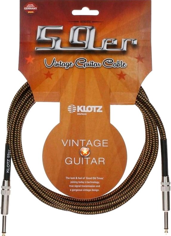 

Гитарный кабель Klotz VIN-0300 (3 м, коричневый/черный)