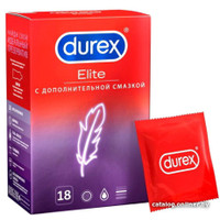 Гладкие презервативы Durex №18 Elite тонкие с доп. смазкой (18 шт)