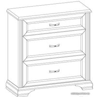 Комод Anrex Monako 3S (сосна винтаж/дуб анкона)