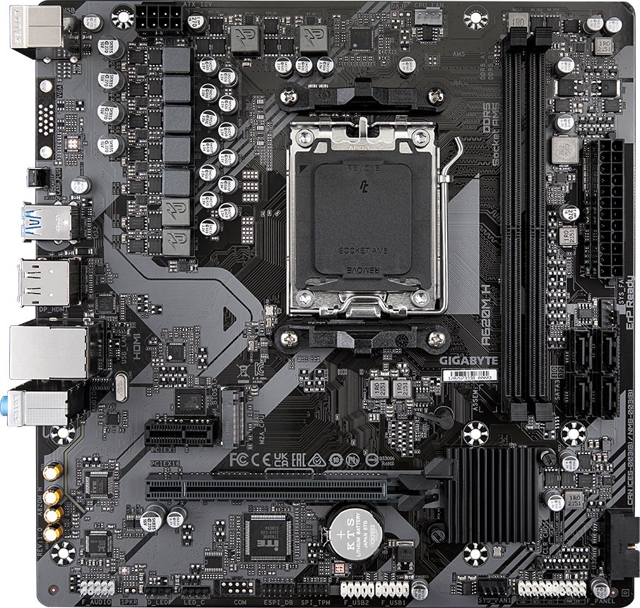 

Материнская плата Gigabyte A620M H (rev. 1.0)