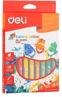 

Пастель масляная Deli Color Emotions С20110 (18 цв)
