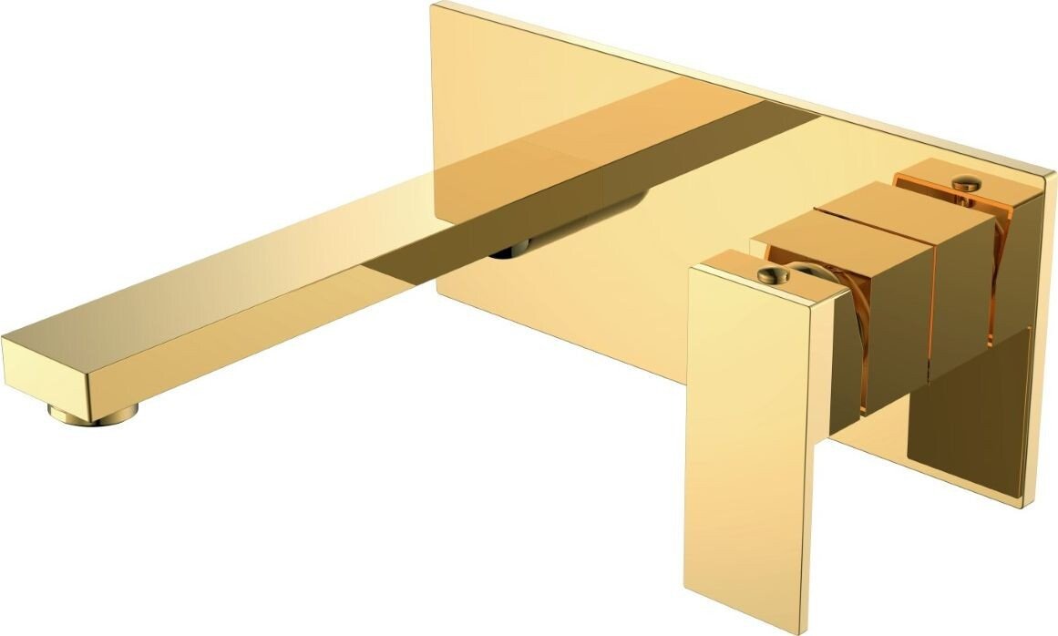 Смеситель Boheme Qubic 475-G (золотой)