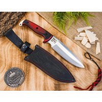Нож Kizlyar Supreme Shark Convex AUS-8 (Cryo) Black-Red G10