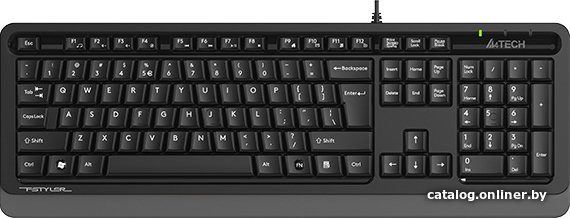 Клавиатура A4Tech Fstyler FKS10 (черный/серый)