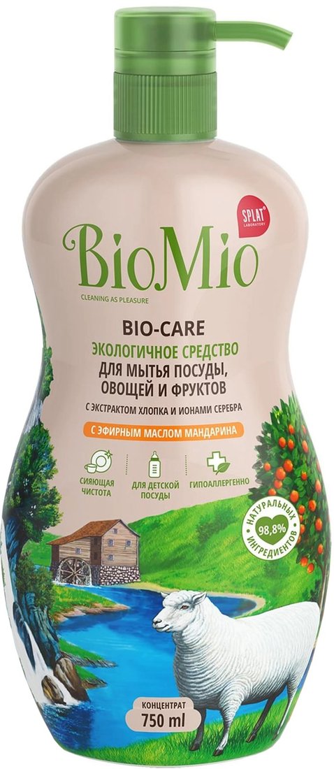 

Средство для мытья посуды BioMio Bio-Care Мандарин 450 мл