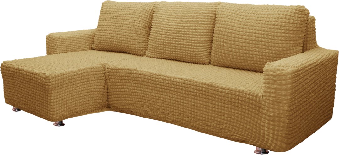 

Чехол для дивана Mio Tesoro С оттоманкой ПО-3 Люкс 6083 (кофе с молоком, левый)