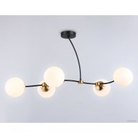 Люстра средней высоты Ambrella light Traditional TR2548/5 BK/SB