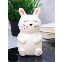 Копилка для денег ILikeGift Sleepy bunny FC191121 (белый)