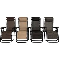 Шезлонг Sundays ZC-CC010-2 (бежевый)