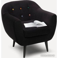Интерьерное кресло Divan Роттердам 46325 (Velvet Black)