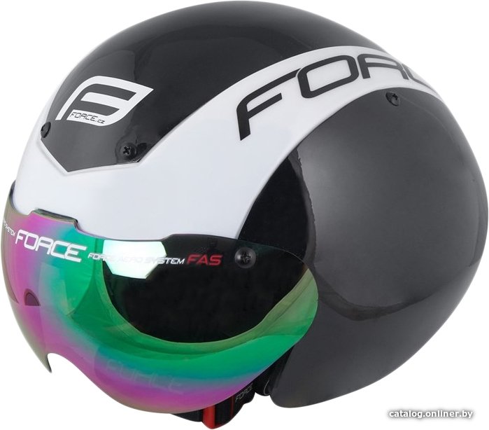 Cпортивный шлем Force Globe L/XL (черный/белый)