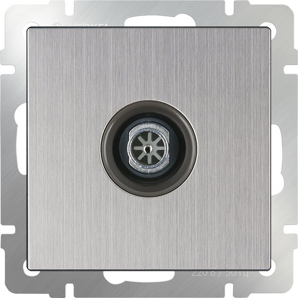 

Розетка телевизионная Werkel WL02-TV (глянцевый никель)