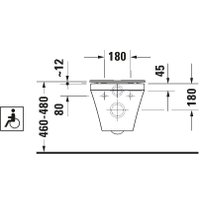 Унитаз подвесной Duravit DuraStyle 2559090000