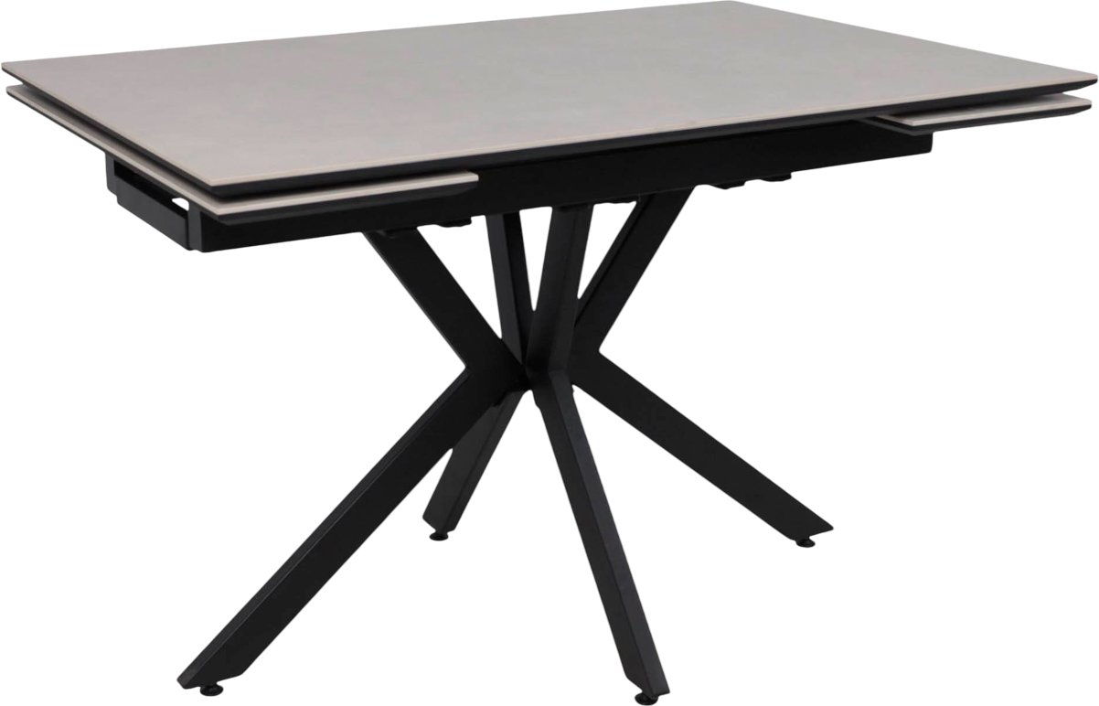 

Кухонный стол Lepremo AV 2111 МДФ+керамика раздвижной 1200-1800x800 (серый матовый Carmen Light Grey/черный)