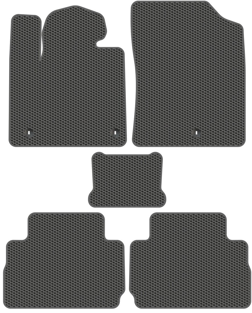 

Комплект ковриков для авто Alicosta Hyundai Santa Fe IV (suv 5 мест / TM) 2021 - Н.В. (серый)