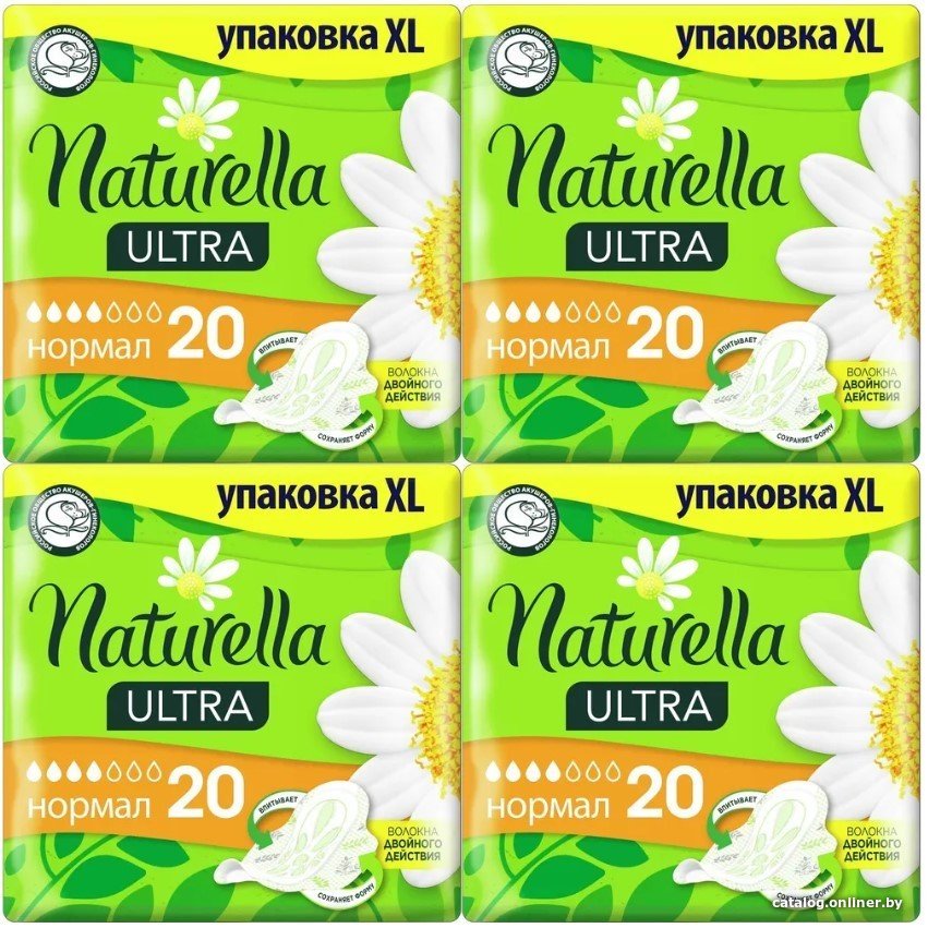 

Прокладки гигиенические Naturella Ultra Camomile Normal Duo (80 шт)