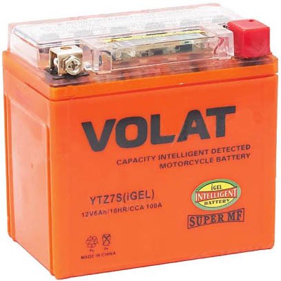 

Мотоциклетный аккумулятор VOLAT YTZ7S iGel (6 А·ч)